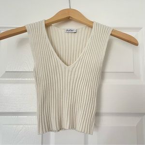 aster cream tank top (xs)